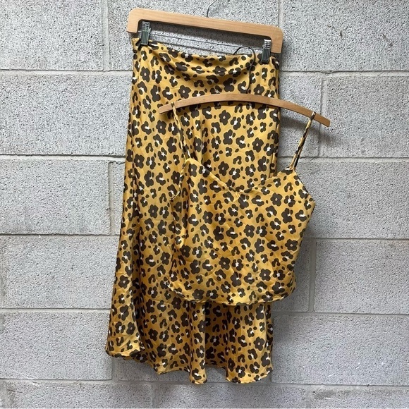4Sienna Gold Leopard Skirt Set - Picture 2 of 11